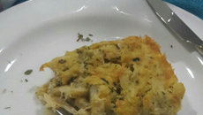 Torta de bacalhau dos deuses