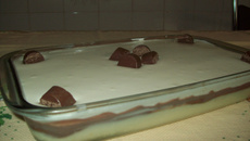 Pavê de bolacha maizena