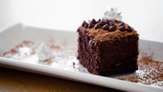 Bolo de chocolate de liquidificador