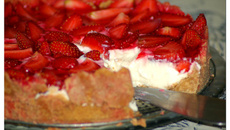 Torta de morango maravilhosa