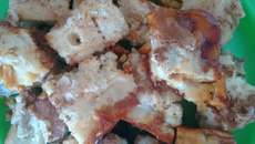 Torta de banana sem ovo