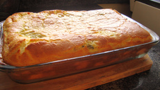 Torta de ricota com azeitona