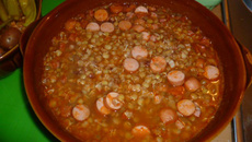 Sopa de linguiça calabresa