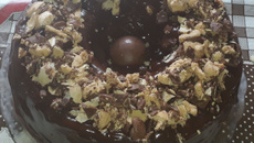 Bolo festa com bombom