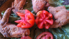 Frango à milanesa assado