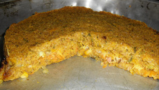 Quibe de abóbora de forno