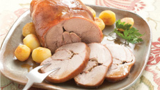 Vitela assada ao vinho