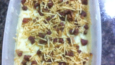 Escondidinho de batata doce com charque