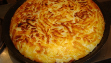 Batata suíça à moda praia