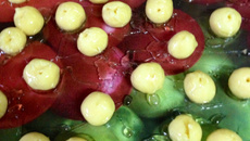 Bala de coco caramelizada