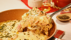 Lasanha de frigideira