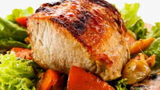 Pernil assado com batatas