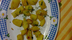 Batata com salsinha