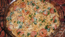 Macarrão parafuso ao molho de calabresa