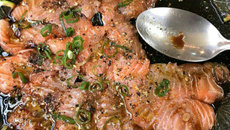 Carpáccio de salmão