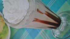 Shake de café com chantilly