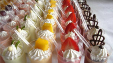 Docinhos em copinhos