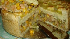 Torta de camarão