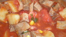 Língua ao molho de mãe