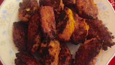 Bolinho de repolho com cenoura