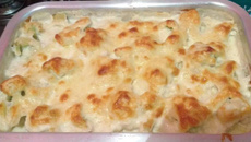 Receita fácil de couve-flor gratinada com molho branco