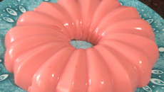 Bavaroise cor de rosa