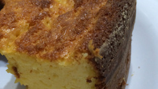 Bolo cremoso de milho