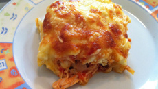 Lasanha de frango e 4 queijos