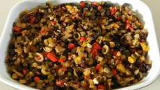 Antepasto de berinjela agridoce