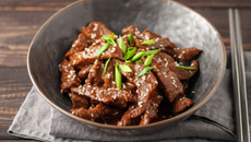 Bulgogi autêntico de carne bovina sem pimenta