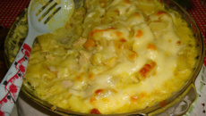 Frango com catupiry e curry