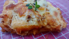 Lasanha de berinjela aos 3 queijos