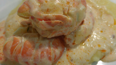 Lagostin ao requeijão