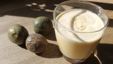 Batida de maracujá com vodca