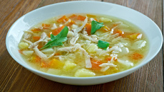 Canja de galinha rápida