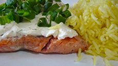 Salmão ao cream cheese