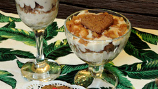 Pavê vegano de abacaxi