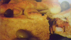 Empadão de frango e ervilha