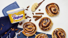 Rolinhos açucarados de canela 