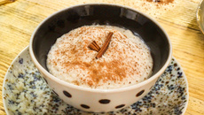 Arroz doce simples e tradicional