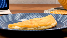 Pão de queijo de frigideira de tapioca