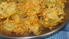 Bolinho de batata com atum