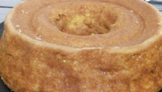 Bolo de milho da família "de geração em geração"