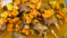 Peixe no leite de coco