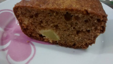 Bolo de maçã com canela