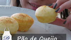 Pão de queijo na máquina de Cupcake