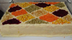 Torta de frango com pão de forma