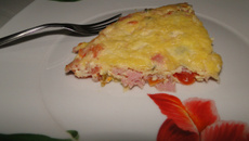 Omelete saudável de forno