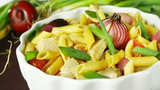 Macarrão com atum fresco