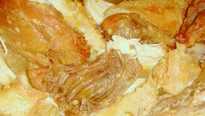 Frango frito com limão